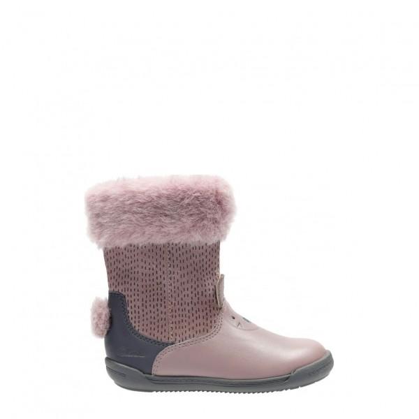 CLARKS Baby Iva Time - Dusty Pink