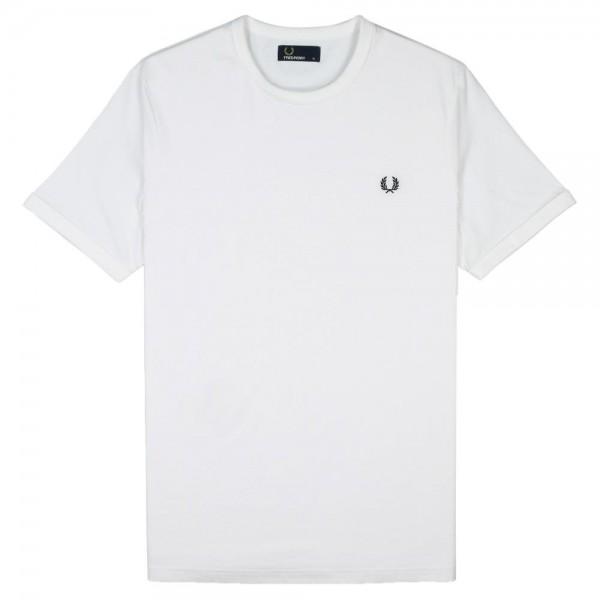 FRED PERRY Ringer T-Shirt M3519 - White