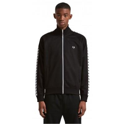 Fred Perry Black Training Jacket J6231 198 2