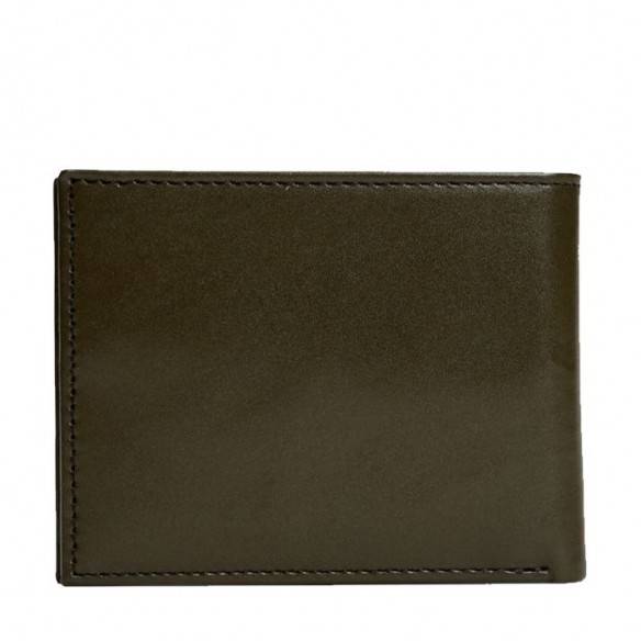 Fred Perry Contrast Leather Billfold Wallet Olive L7218-225