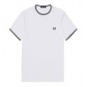 Fred Perry  Twin Tipped T-shirt White M1588-100