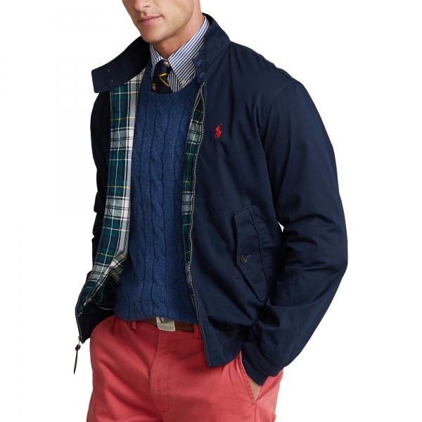 cotton twill jacket polo