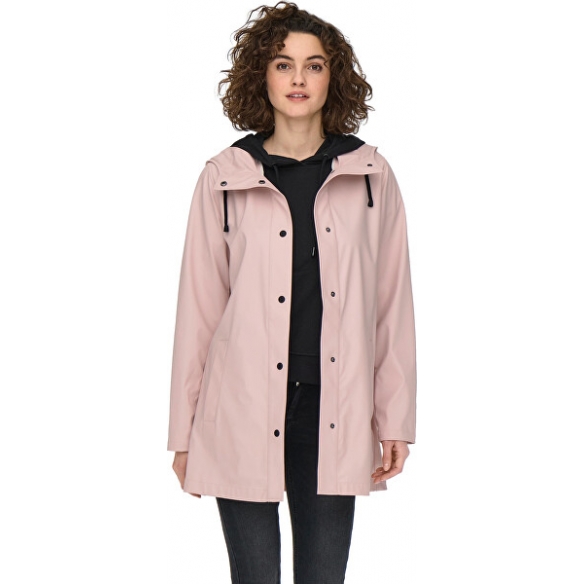 Only Raincoat Ellen Rose Smoke - Mau Feitio