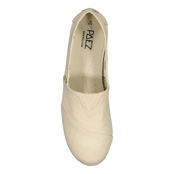 footwear paez sapatos PAEZ Original Raw W Essential Ecru Mau Feitio