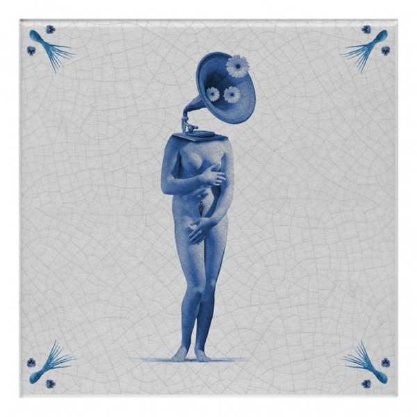 SURREALEJOS Ceramic Tile - The Woman