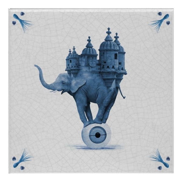 SURREALEJOS Ceramic Tile - The Elephant