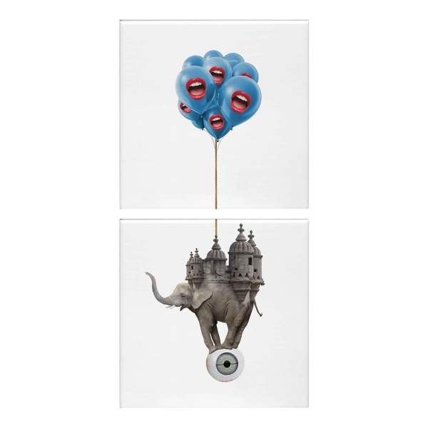 SURREALEJOS Azulejo - The Elephant Set