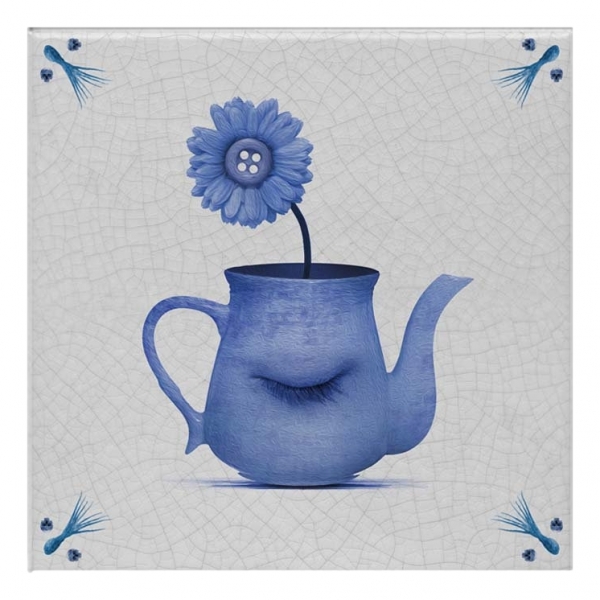 SURREALEJOS Ceramic Tile - Tea Time