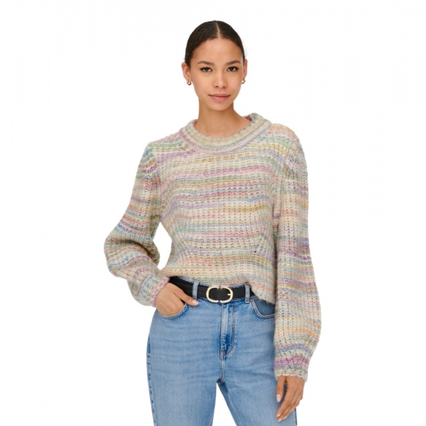 ONLY Knit Carma L/S - Pumice Stone